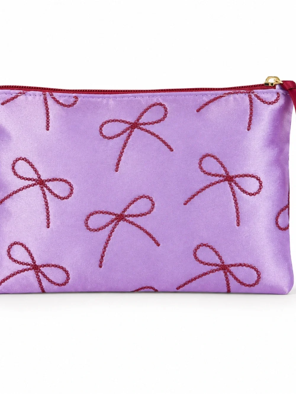 ipsy Mixed Color Makeup Pouch Set - Pink, Gold, Coral, Lavender, Blue, Tan